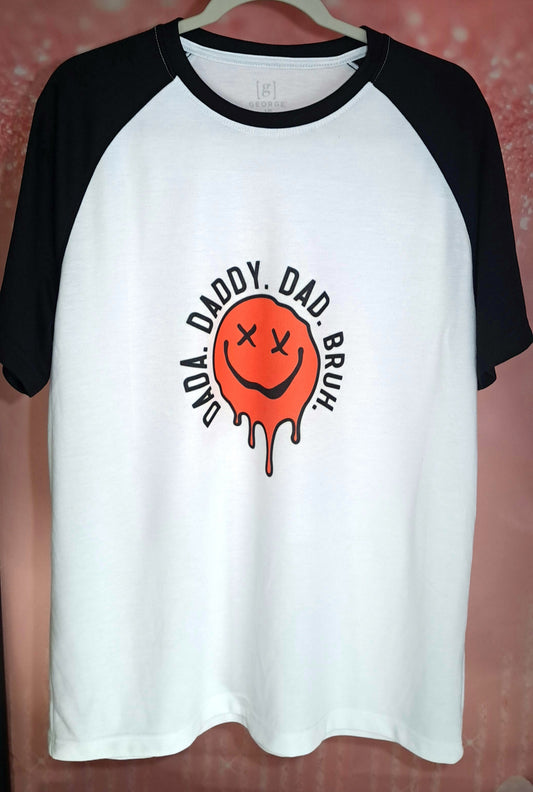 Dada. Daddy. Dad. Bruh Tee Shirt