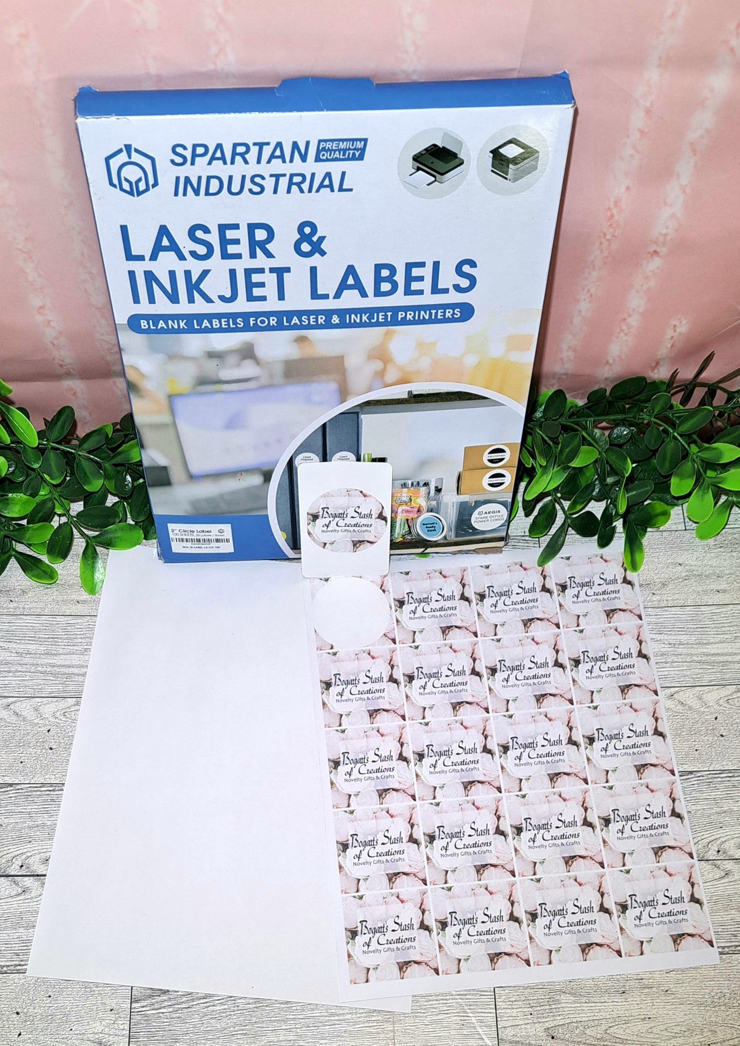 Custom 2" Round Label Sheet