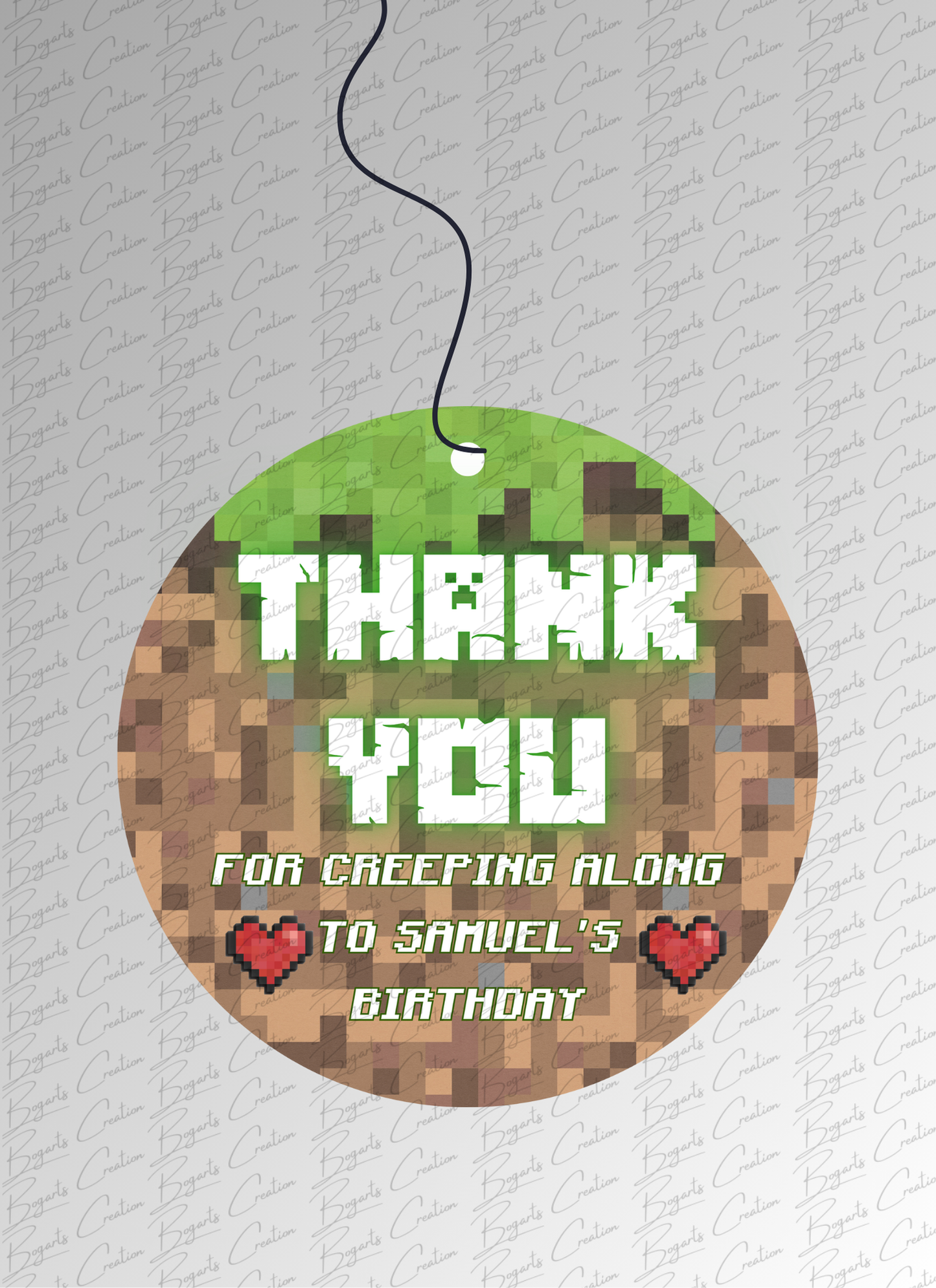 Minecraft Gift Tags (2"x2")