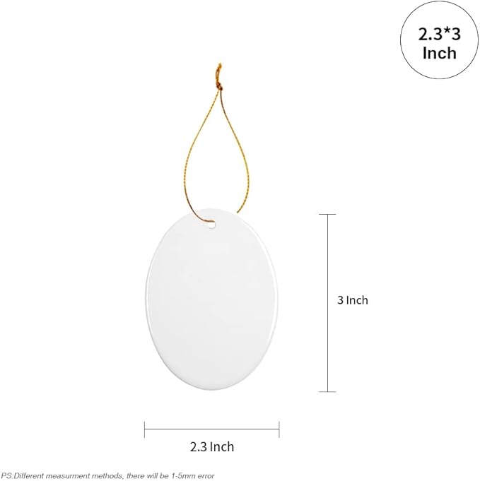 Make it Personal Ceramic Ornaments