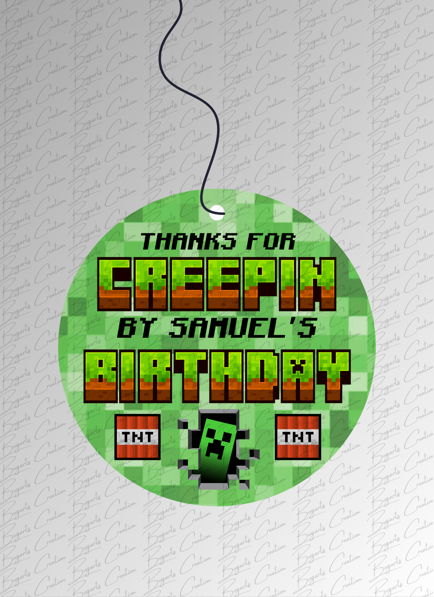 Minecraft Gift Tags (2"x2")