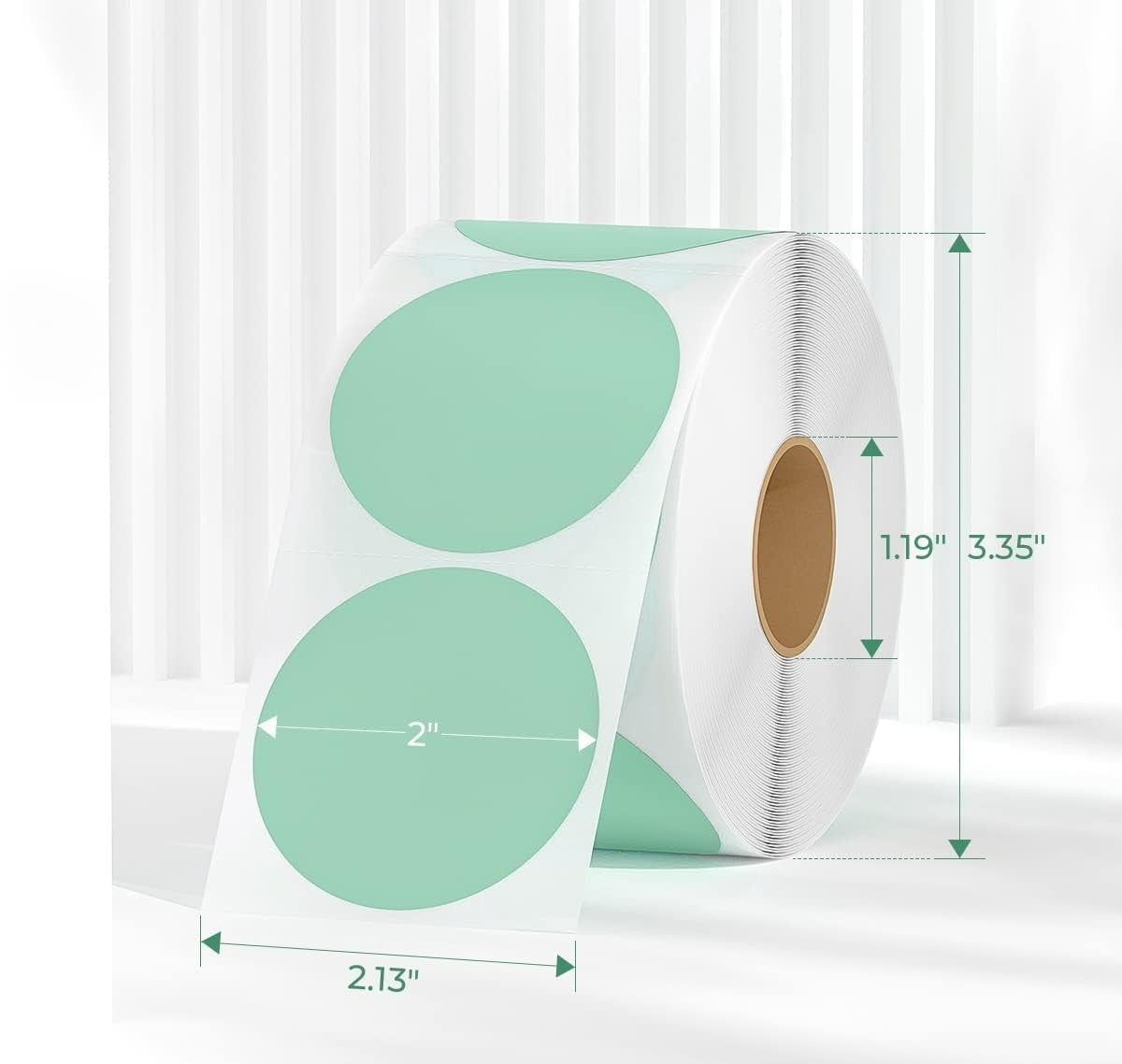 Custom 2x2 Round Thermal Labels