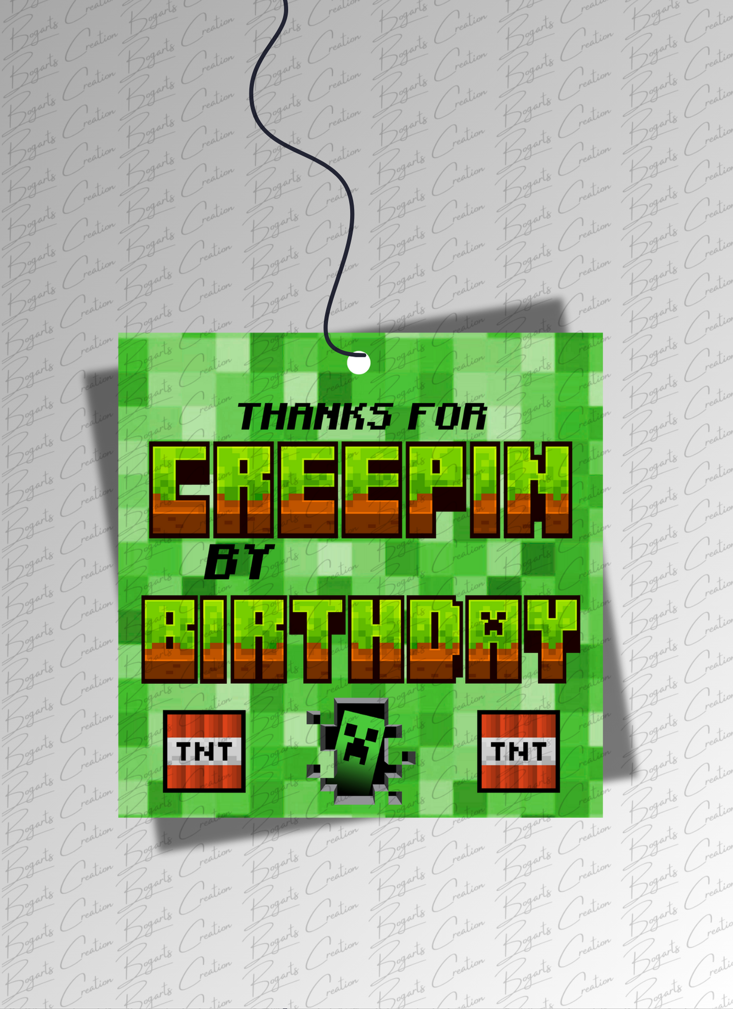 Minecraft Gift Tags (2"x2")