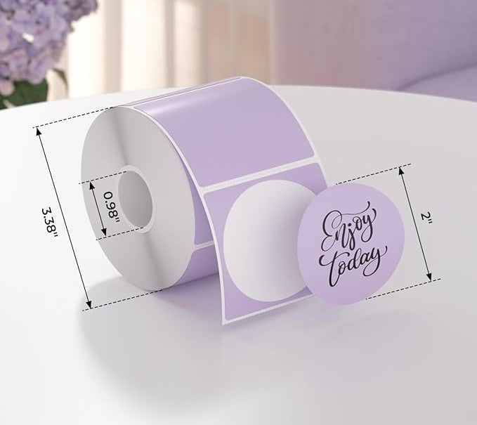 Custom 2x2 Round Thermal Labels