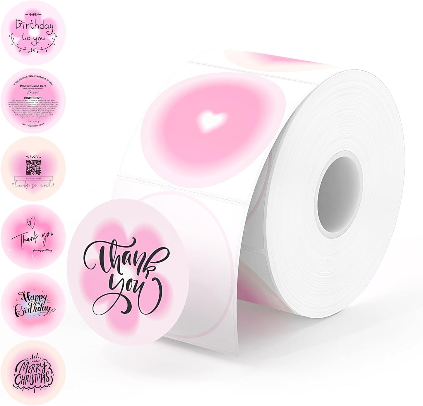 Custom 2x2 Round Thermal Labels