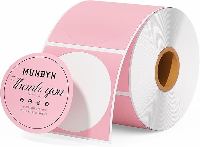 Custom 2x2 Round Thermal Labels