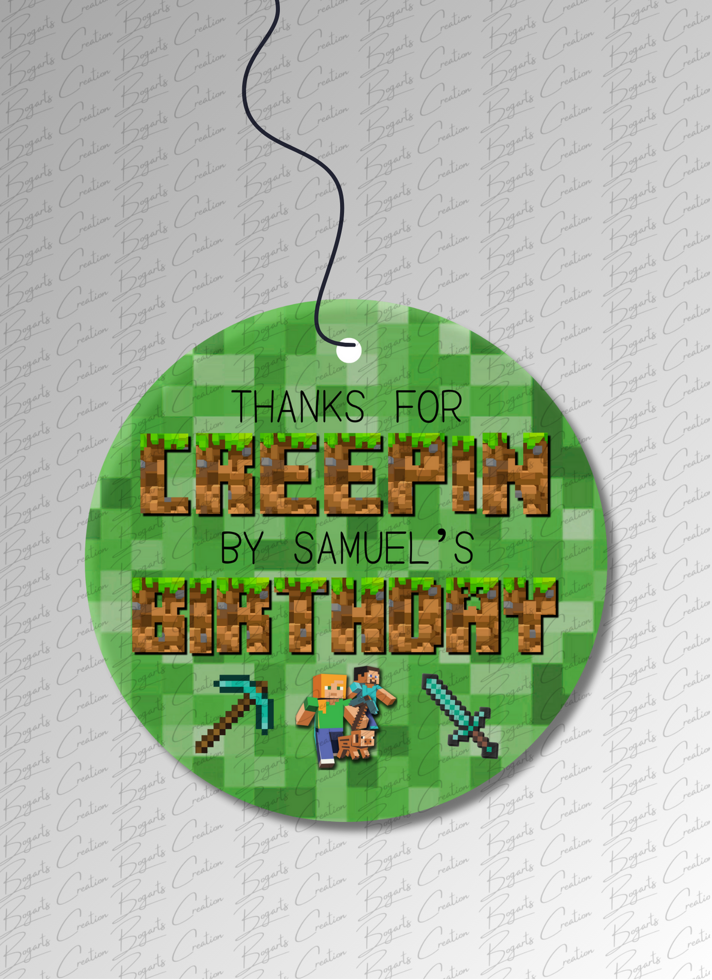 Minecraft Gift Tags (2"x2")