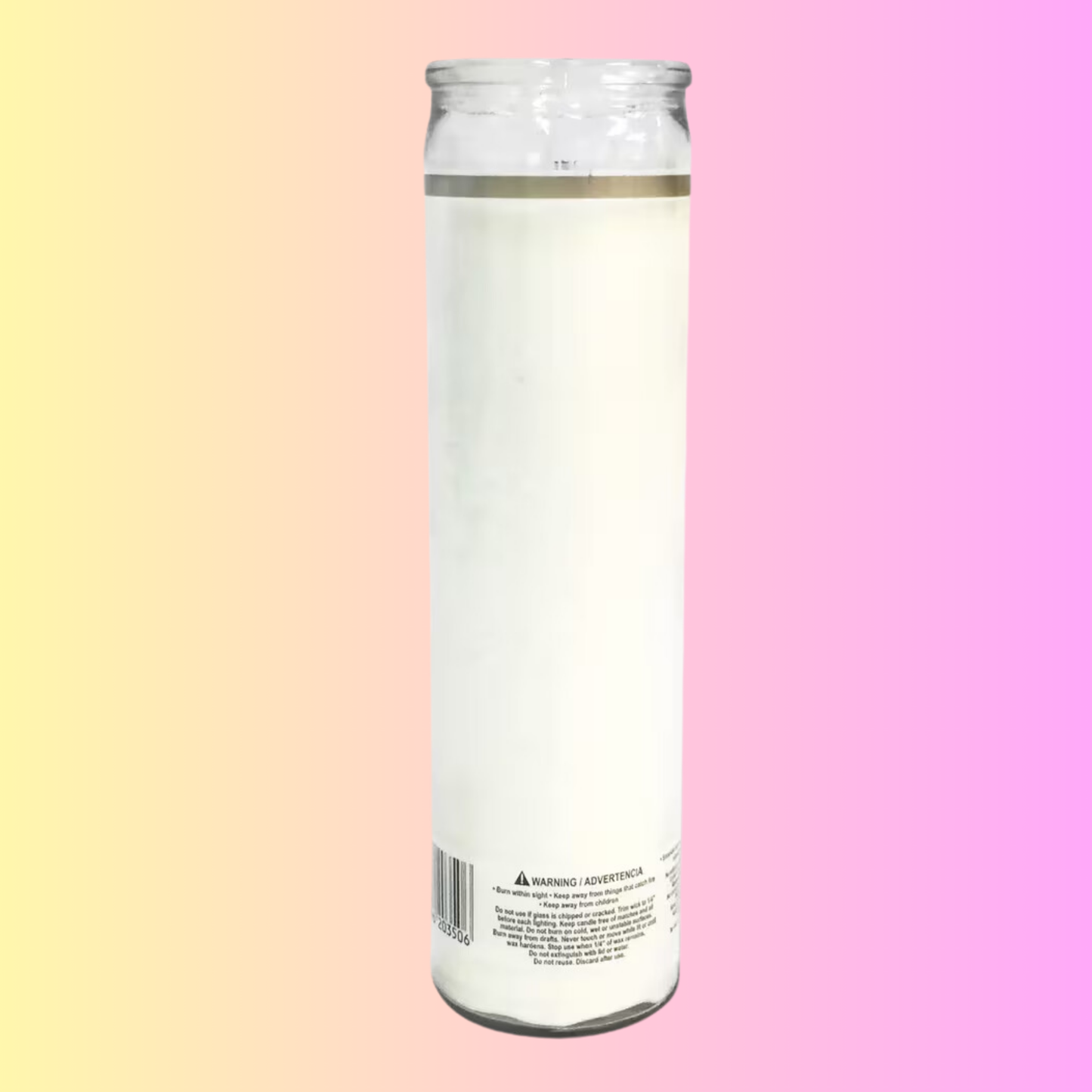 Tall glass jar candles