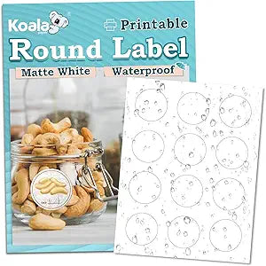 Custom 2" Round Label Sheet