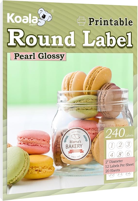 Custom 2" Round Label Sheet