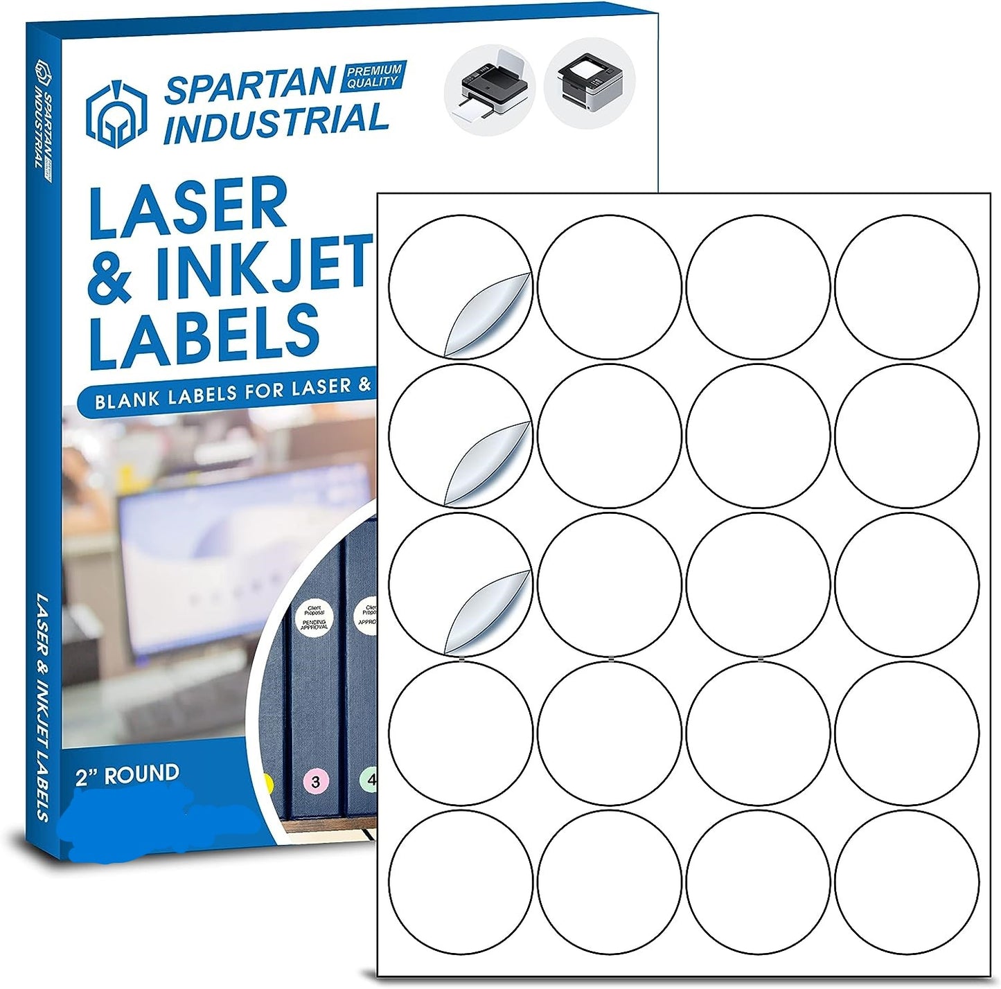 Custom 2" Round Label Sheet