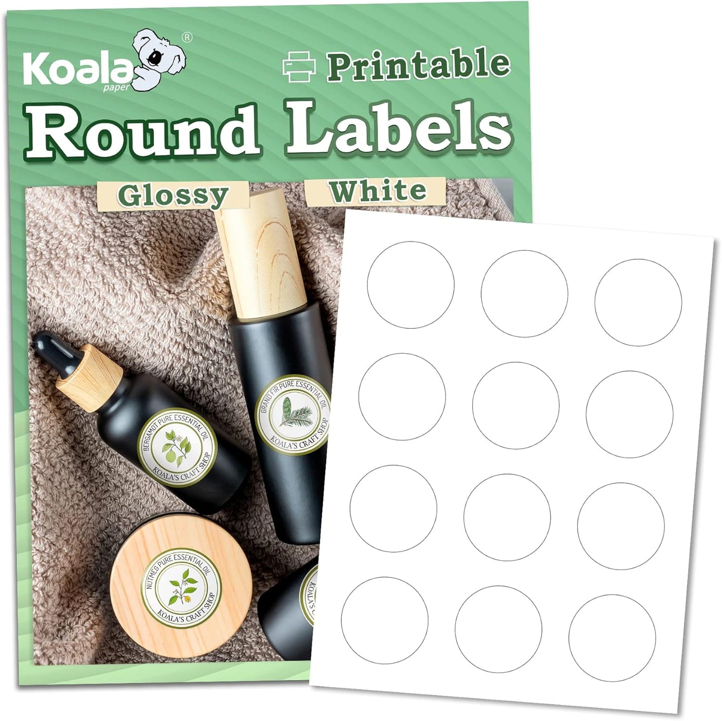 Custom 2" Round Label Sheet