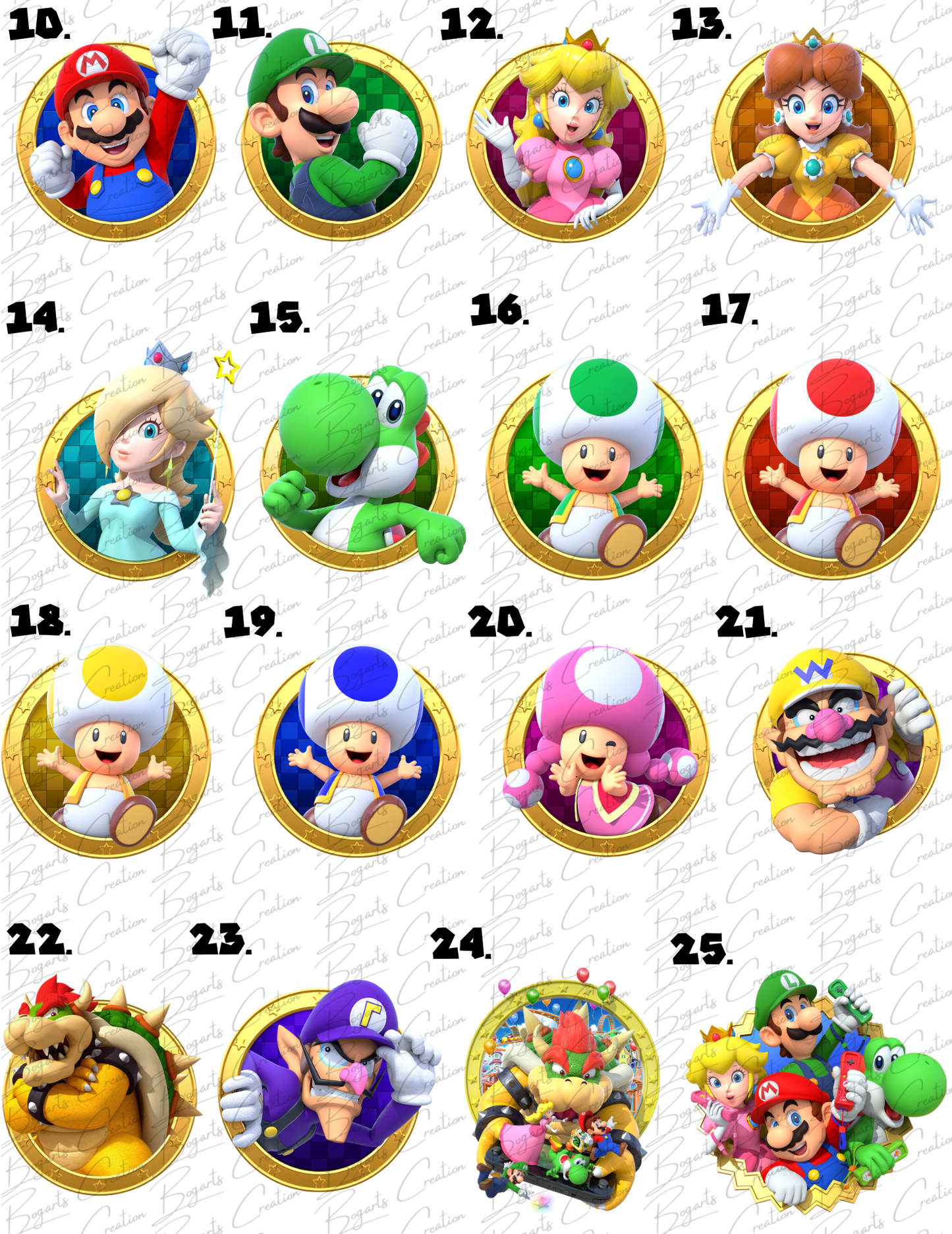 Mario Brother Shirt Set