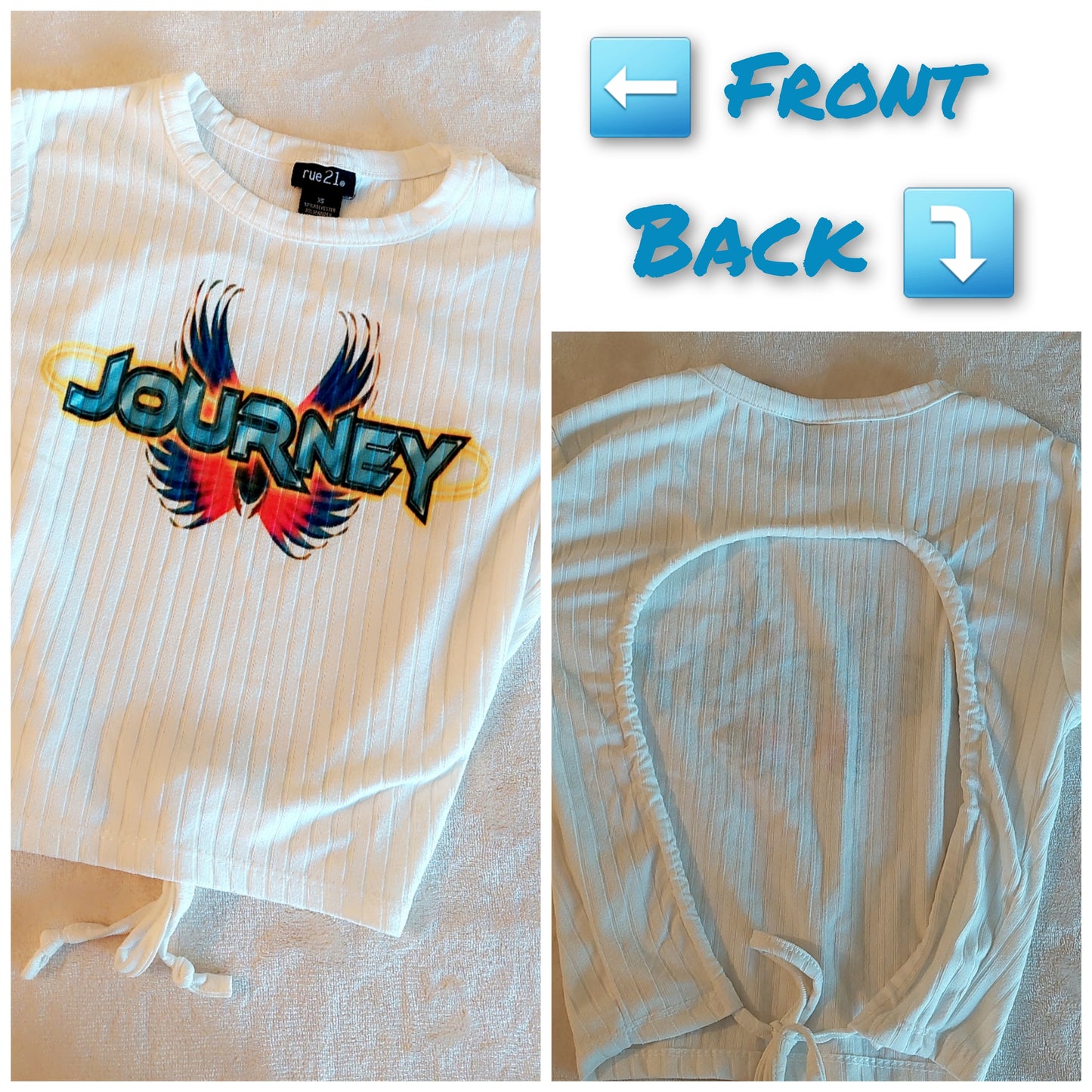 Journey Crop Top w/Open Back