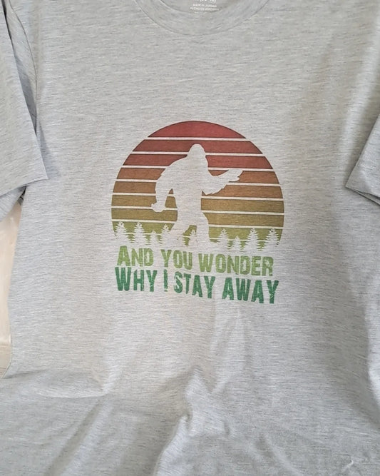 And You Wonder Why I Stay Away Tee