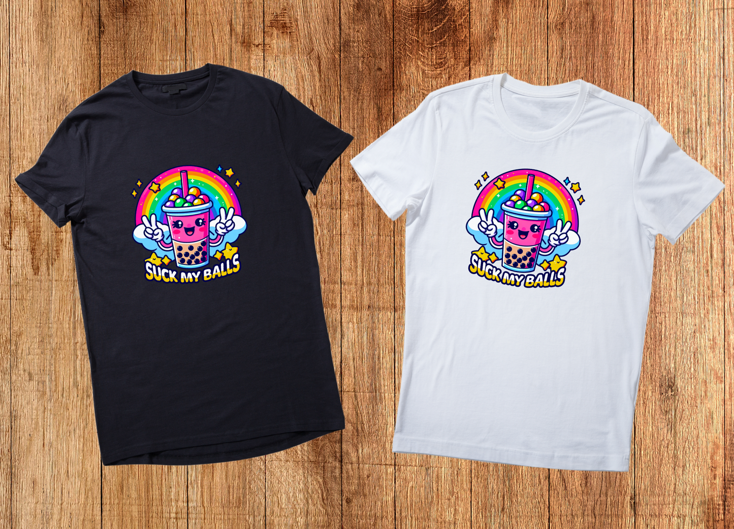 Camiseta Chupa Mis Bolas Boba Cup