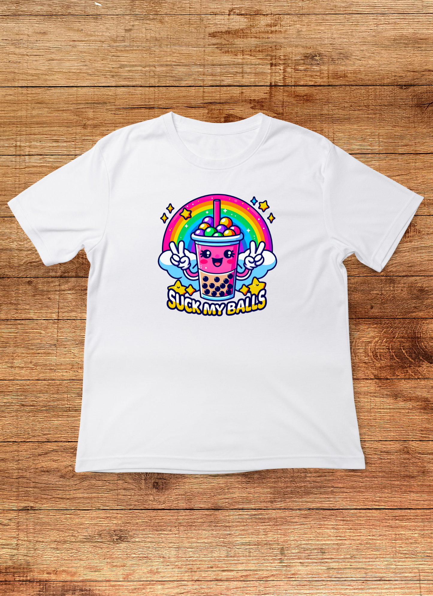 Camiseta Chupa Mis Bolas Boba Cup