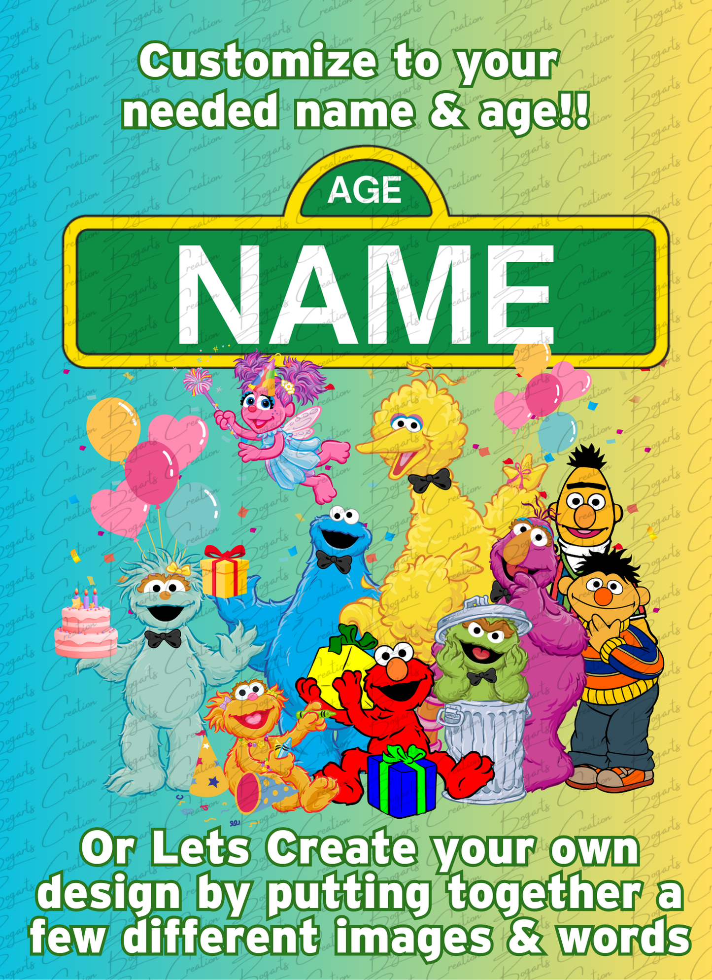 Sesame Street Family Shirt Set