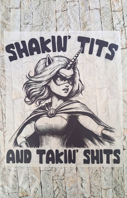 Shaken Tit's and Talking Shit DTF Print