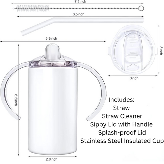 Custom 12oz Sippy Cup
