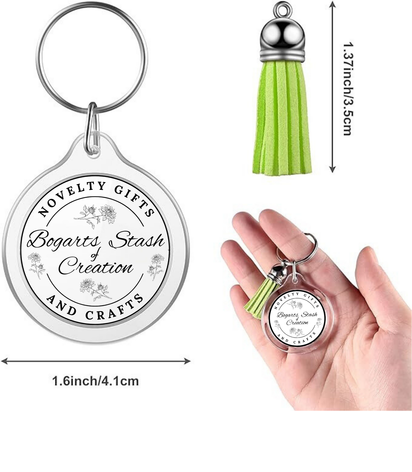 NFC Digital Business Card Keychain