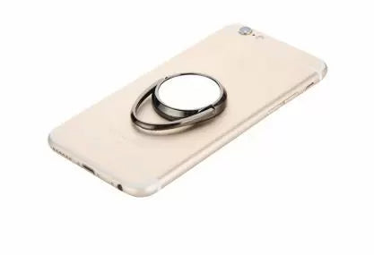 Make It Personal Soporte de anillo para teléfono móvil de metal en blanco