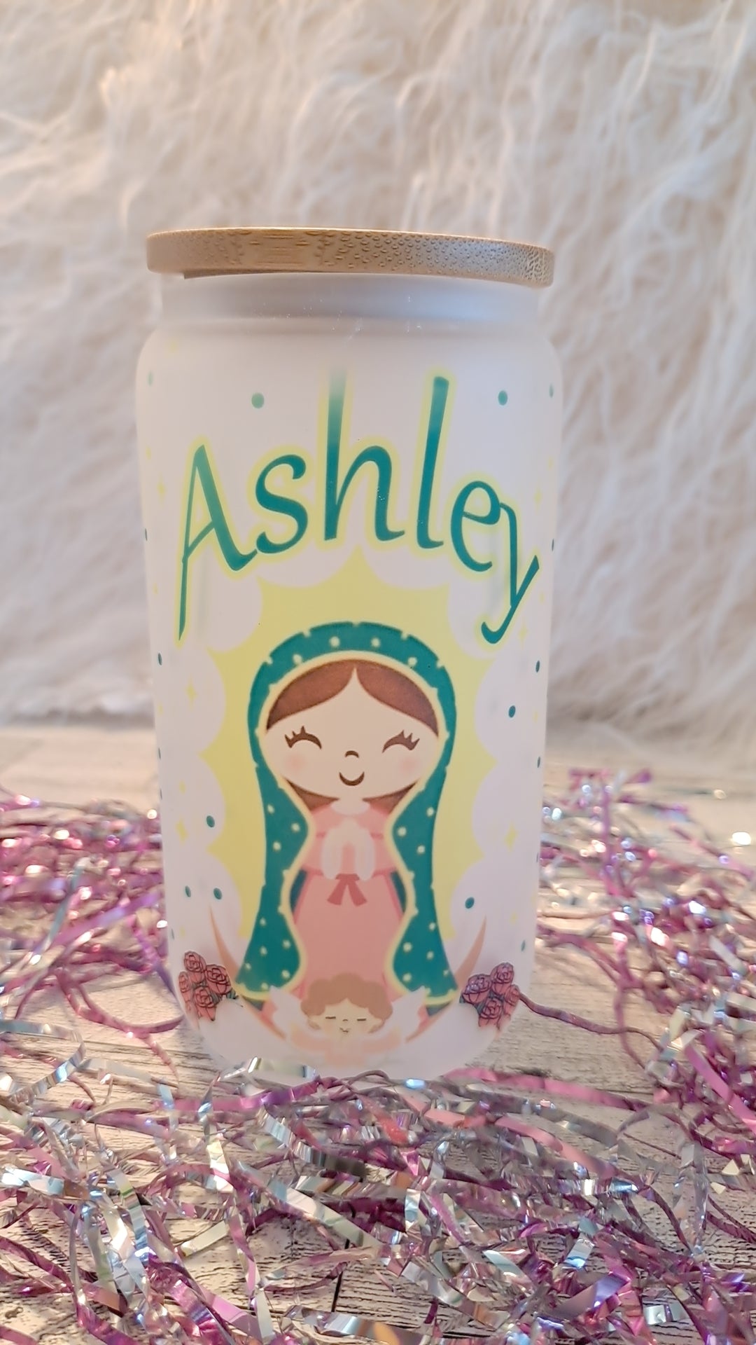 Taza de vidrio en blanco Make It Personal
