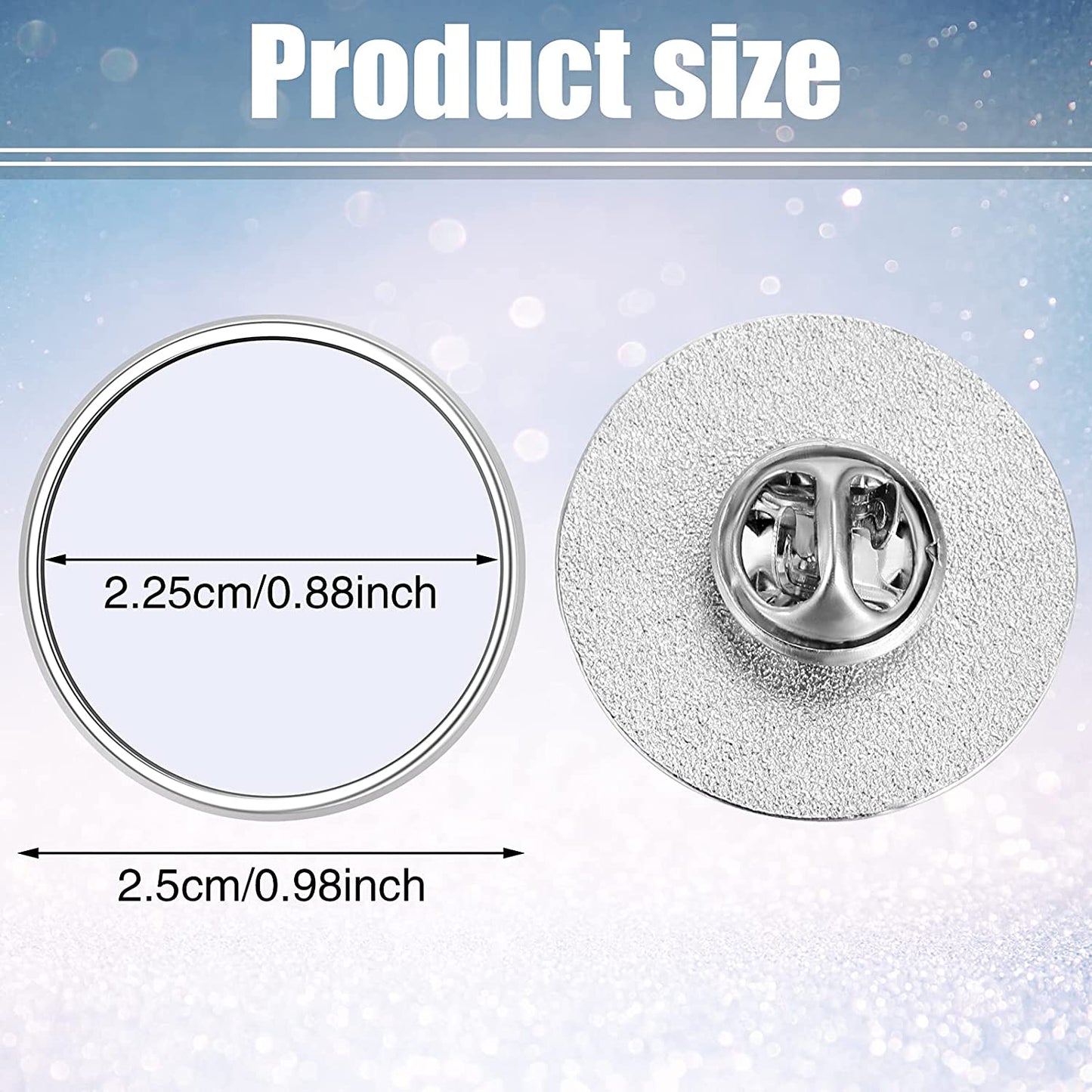 Hazlo personal Botones de pin personalizados en blanco
