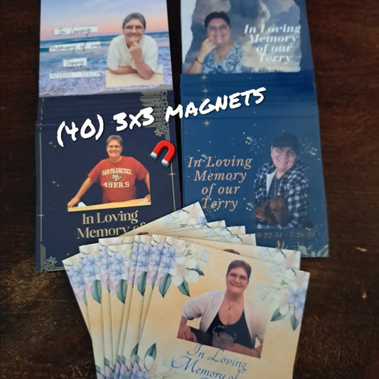 Memorial Flat Fridge Magnets