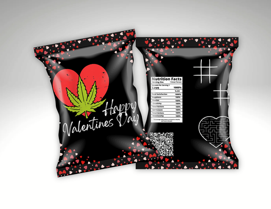 Weed Valentines Treat Bag digital File