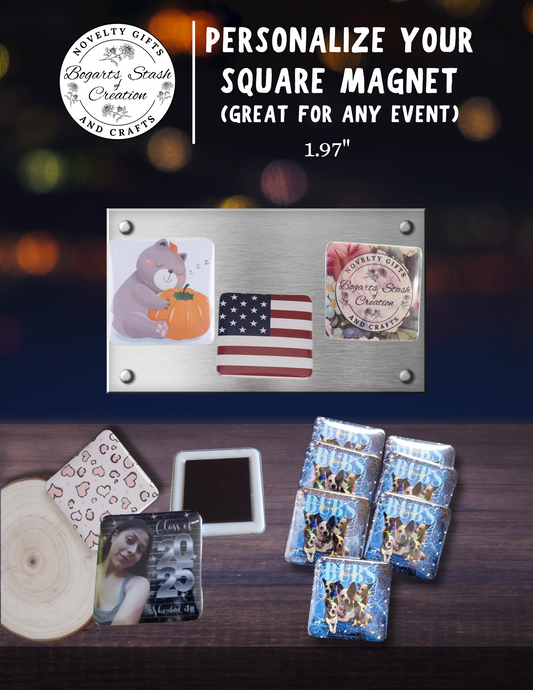 Custom Button Fridge Magnets