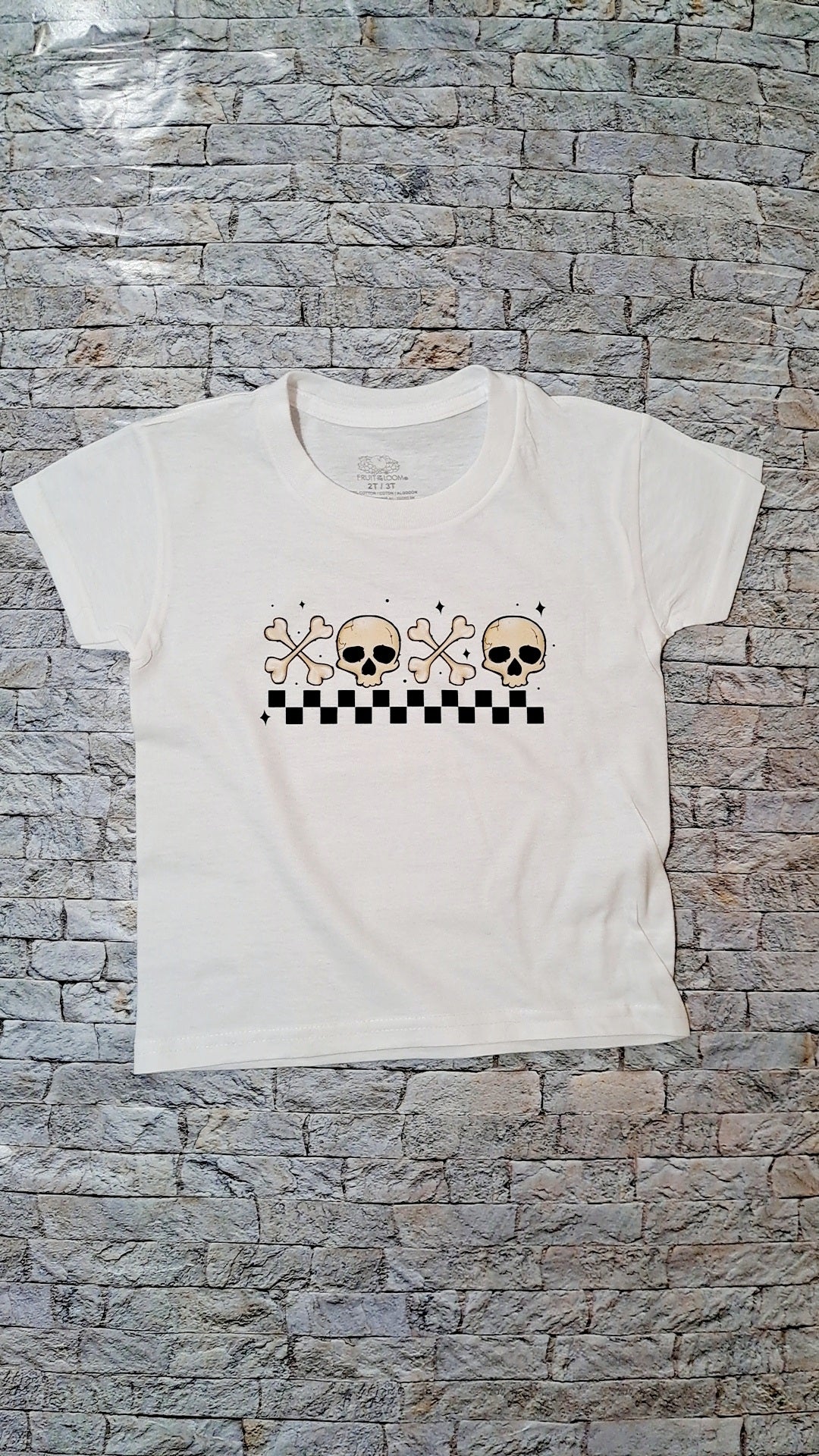 2/3T Kids Skull Tee