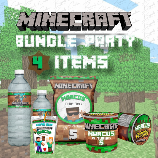 Minecraft Party Favor Bundle Pack