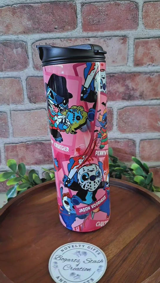 Blue Alien Horror 20oz Tumbler